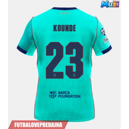 Lacne Muži Futbalové dres Barcelona Jules Kounde #23 2026-27 Krátky Rukáv - Tretina
